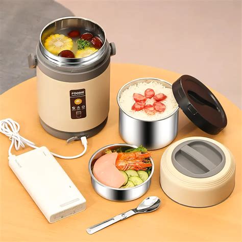 temu electric lunch box|refrigerated lunch box heater.